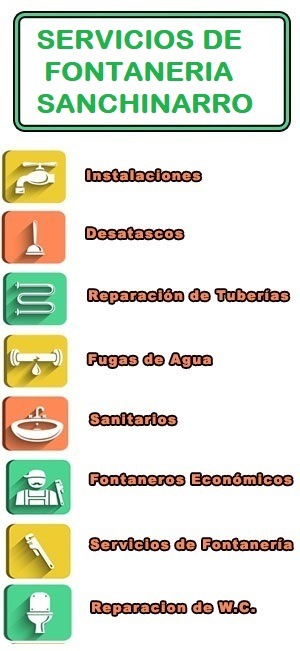 servicios de fontaneria en Sanchinarro